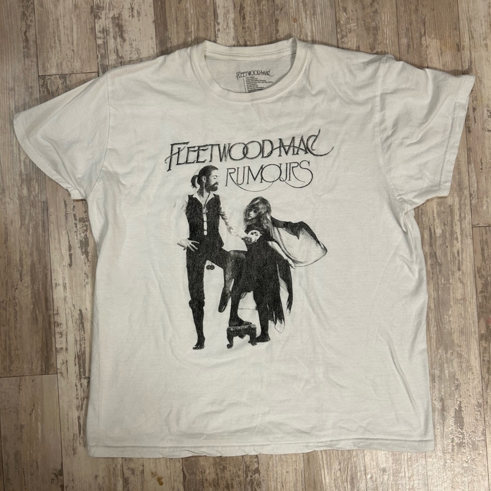 Fleetwood Mac Rumours White Graphic Tee